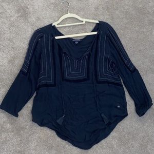 Navy blue, American-eagle blouse